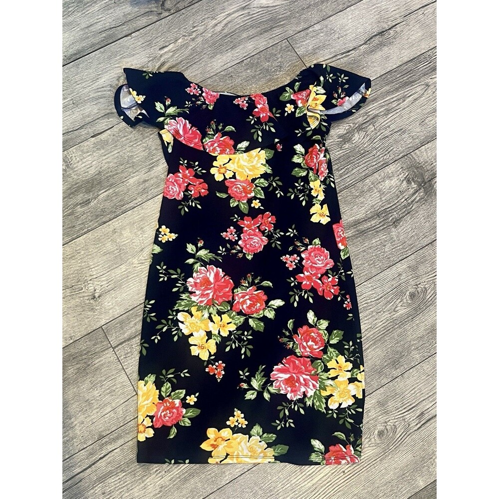 Full Circle Trends‎ Size Large Womens Off the Shoulder Floral Dress